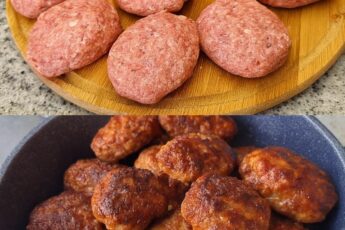 Adăugăm puțină griș în carne tocată și prăjim chiftelele. Grișul nu se simte, dar acum chiftelele nu se lasă și sunt mai suculente decât de obicei.