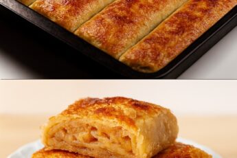 Strudel cu mere ca la bunica — foaie crocantă, umplutură aromată și miros de scorțișoară… un desert care dispare imediat de pe masă Atât de simplu și atât de bun!